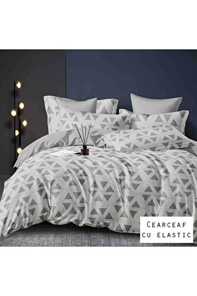 Patul Bed Linen 6 Pieces, Fine Cotton, Sulphur, Double Bed, 2 Persons, Fitted...