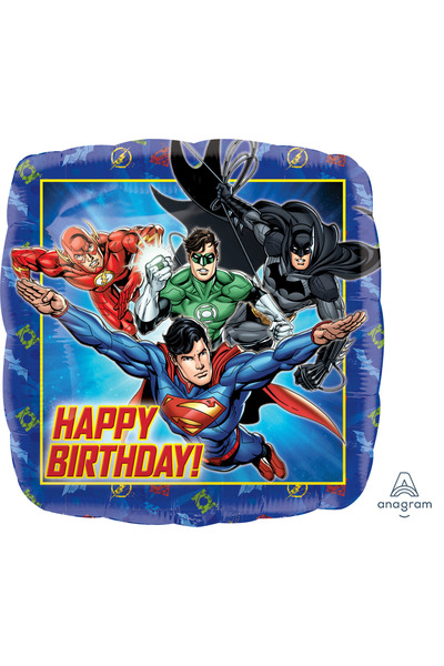 Anagram Balon folie Justice League HAPPY BIRTHDAY model 43 cm