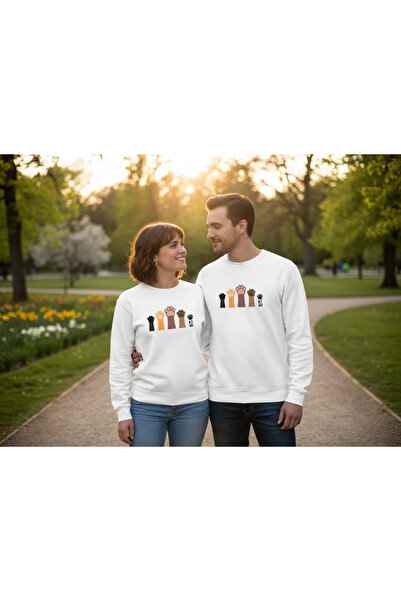 Risely Co Paw Unisex Couple Sweatshirt Women/Men
