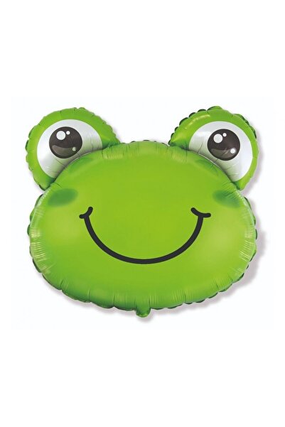 Flexmetal Frog head foil balloon 70x63 cm