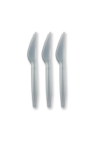 Leyaton Lwlhmrs-Ieg Ieg ™   Gray Color Luxury Plastic Knife 25 Pieces