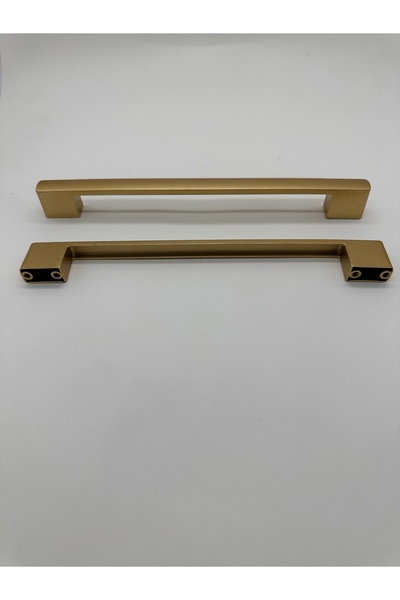 KULP CENTER 160-192 mm Modern Mat Altın Mercan 1.Sınıf Metal Mobilya Kulpu