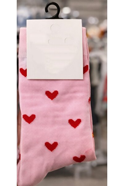 Marie Claire Kalp desenli çorabı