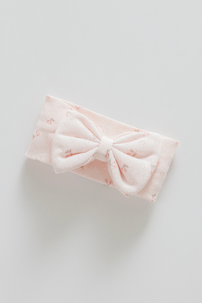 Caramell 100% Cotton Baby Girl Headband Bandana (Compatible for 0-24 Months)