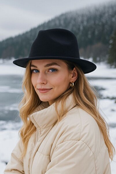 stravis Black Panama Hat