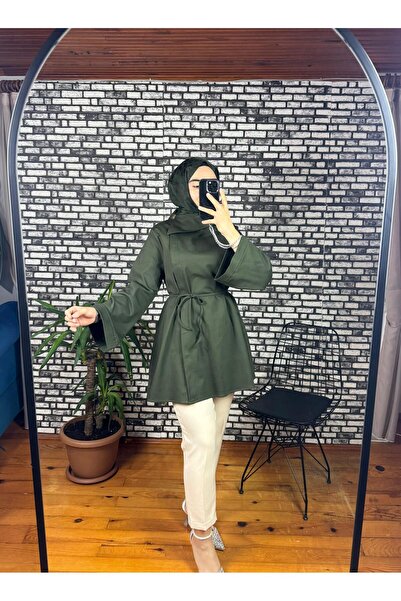 ZarülAAy fashıon Dora ceket bağlama detaylı standart beden