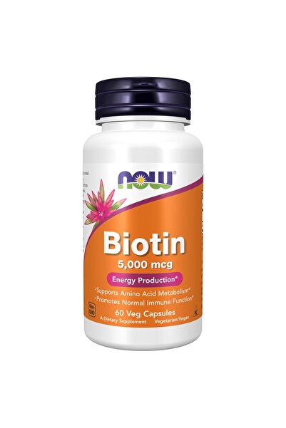 Now Foods Biotin Hair, Skin & Nails 5,000 mcg 60 Veg