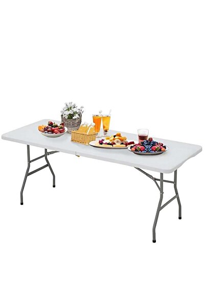 VİO Folding Utility Table 180 CM Fold In Half Portable 6 Feet