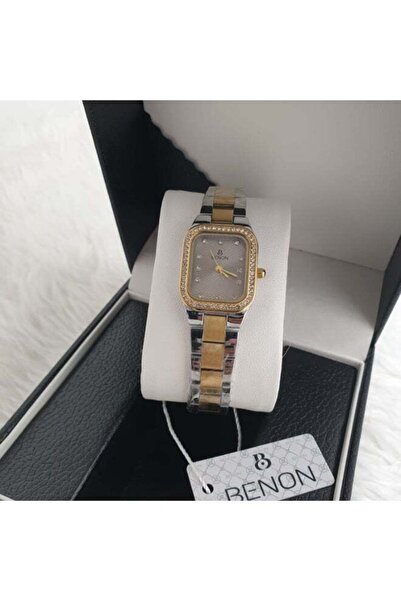 benon Women's Steel Watch with Zircon Stones