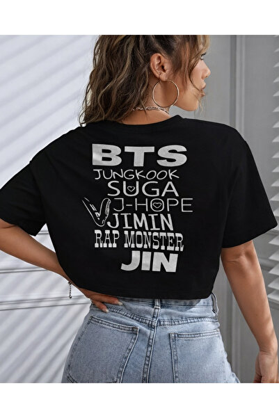 barsdepo Tricou BTS cu imprimeu , supradimensionat Tricou unisex pentru copii...