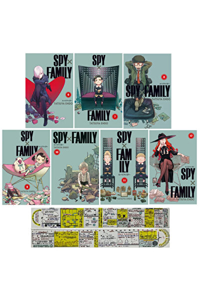 Gerekli Şeyler Yayıncılık Spy x Family 6-7-8-9-10-11-12. Ciltler Manga Seti +...