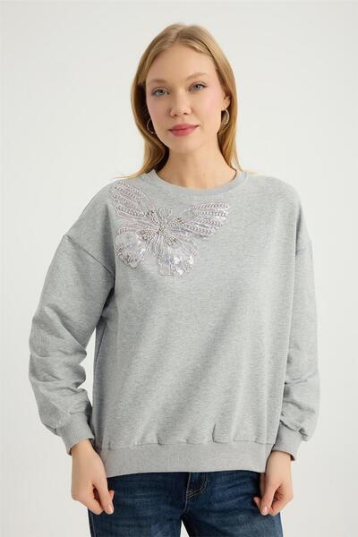 HomeStore Payet Boncuklu Sweat