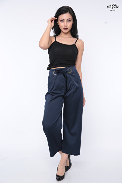 Stylish Women's navy blue pants