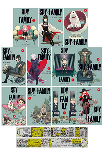 Gerekli Şeyler Yayıncılık Spy x Family 2-3-4-5-6-7-8-9-10-11-12. Ciltler Mang...