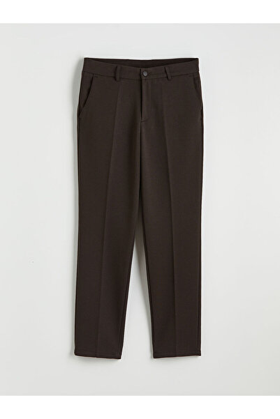 LC Waikiki Ανδρικό παντελόνι καφέ Standard Fit