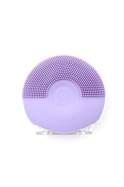 Zgts Silicone Sound Wave Vibration Facial Cleansing Brush, Color: Light Purple