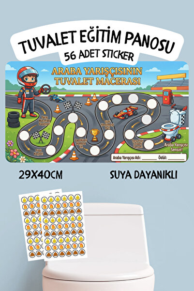 alışveriş kurdu Çocuklar İçin Eğitici ve Eğlenceli Tuvalet Eğitimi Sticker Pa...