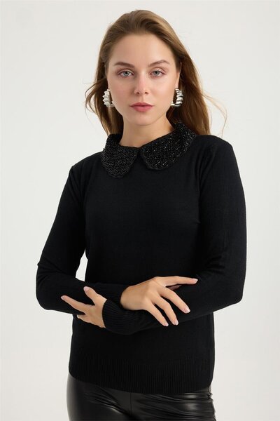 HomeStore Πλεκτό γιακά με χάντρες