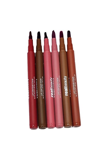 real beauty Lip contour and lip liner, 6 colors