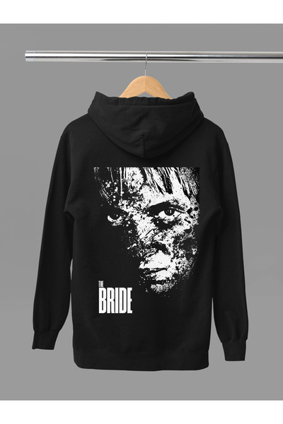 MAGORS SWEATSHIRT CU GLUGĂ CU MÂNERE LUNGĂ, IMPRIMAT KILL BILL, BUMBAC, cu că...