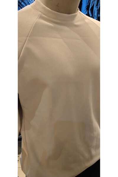 Q45collection Cycling Collar Sha Fleece-Lined Asic Sweatshirt