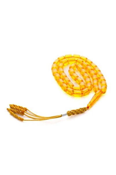 Shaka Khatam مسبحة فاخرة من غبار الكهرمان، 45 حبة - شكا خاتم