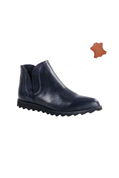 ZAZAMAG Women's lightweight boots made of genuine leather Eryn, navy blue