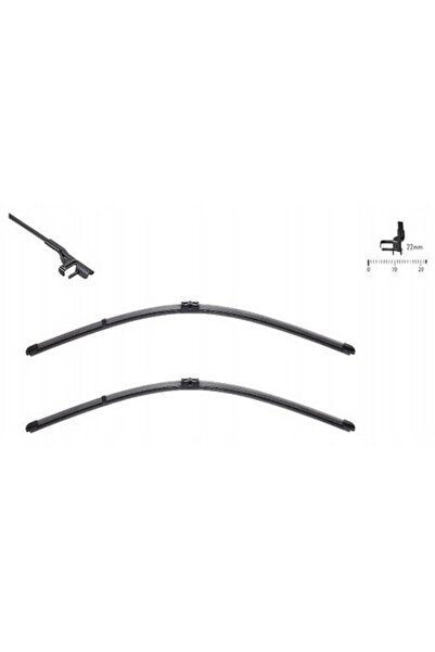 VALEO Ștergătoare de parbriz, nearticulate, cu eleron, 600x475mm