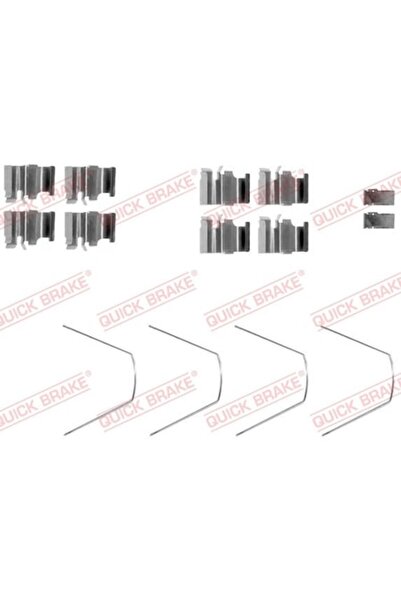 QUICK BRAKE Set accesorii plăcuțe de frână 109-1651