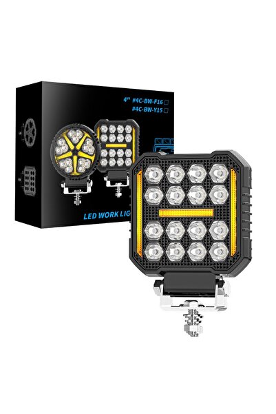 DEKOHOP Kamyon Traktör İş Makinesi Tepe ve Tampon Çalışma Lambası ve Sis Farı...