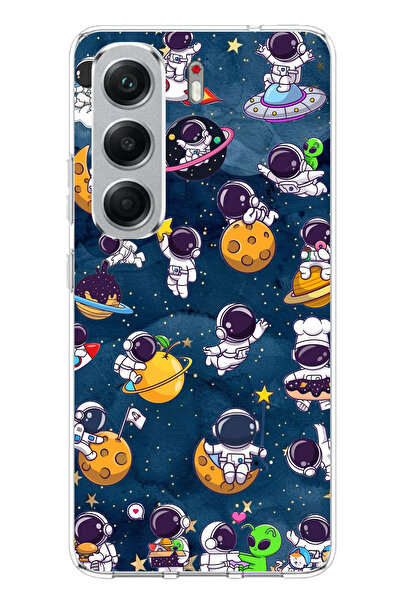 TechTree حافظة سيليكون متوافقة مع هاتف Tecno Camon 40 PRO بتصميم رواد الفضاء ...