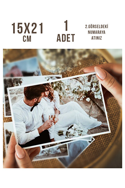 yhfoto 1 Adet 15x21 Foto Baskı - A5 Fotoğraf Baskı - Resim Baskı