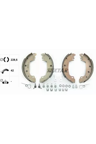 TEXTAR Комплект спирачни накладки за Citroen C15