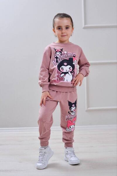 ARBİ kids طقم كورومي مكون من خيطين للفتيات موسمي مكون من قطعتين