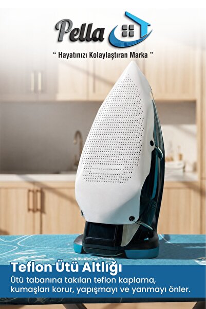 pella Isıya Dayanıklı Teflon Ütü Altlığı