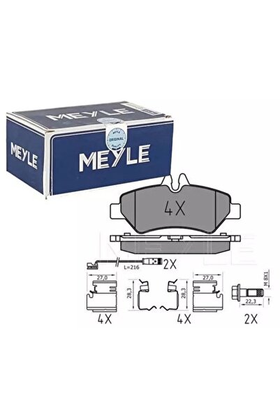 MEYLE Plăcuțe de frână, MEYLE, pentru Mercedes Sprinter 06-