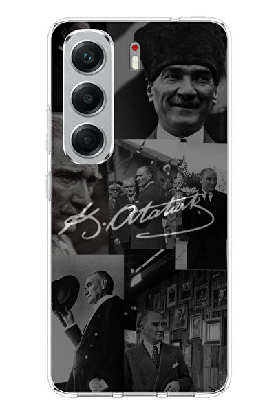 TechTree Tecno Camon 40 Pro Compatible Kemal Atatürk Signature B Printed Sili...
