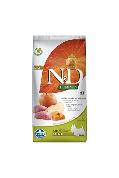 ND Pumpkin Paws Small Bite: Mistreț și Măr pentru Căței Mofturoși, 7 kg - Cro...