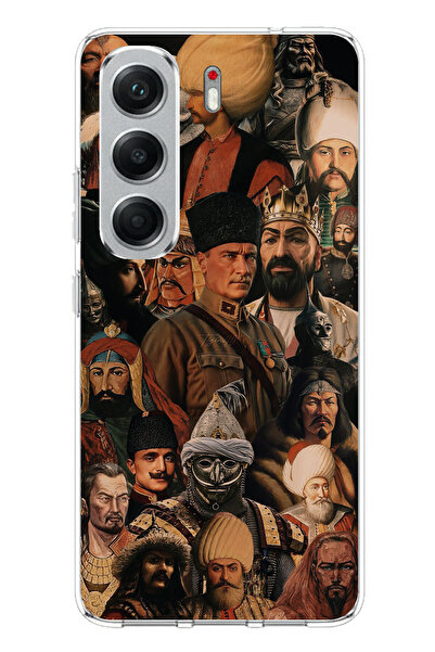 TechTree Tecno Camon 40 Compatible Turkish Elders Collage Printed Silicone Case