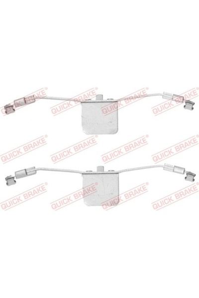 QUICK BRAKE Set accesorii plăcuțe de frână 109-1641
