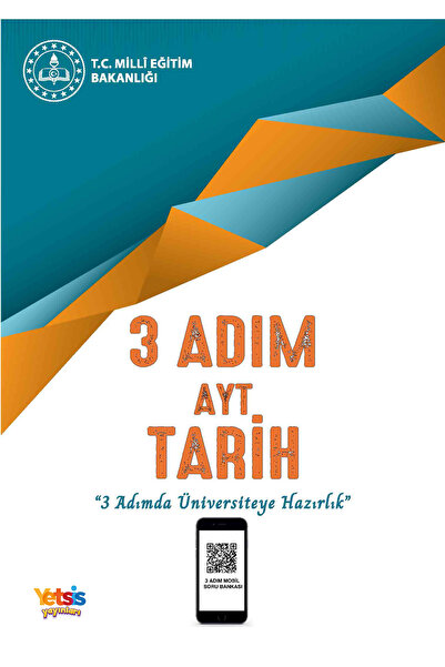 Yetsis Yayınları AYT Tarih Soru Bankası - MEB 3 Adım Soru Bankası Birebir Basım