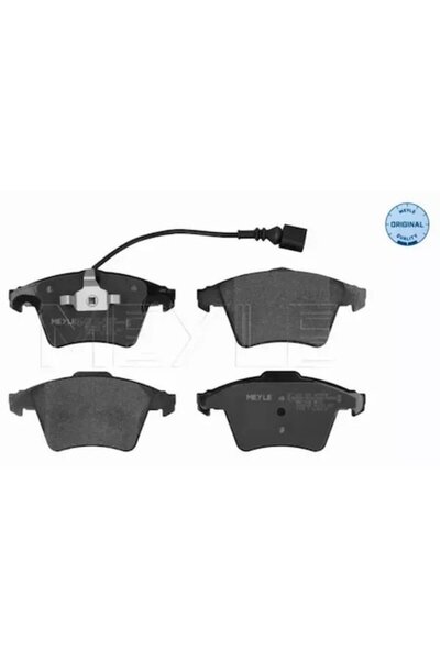 MEYLE Plăcuțe de frână, MEYLE, pentru VW T5, cu senzor, 155x73,5x18mm