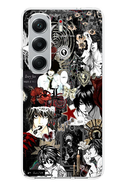 TechTree Tecno Camon 40 Compatible Death Note Collage Design Printed Silicone...