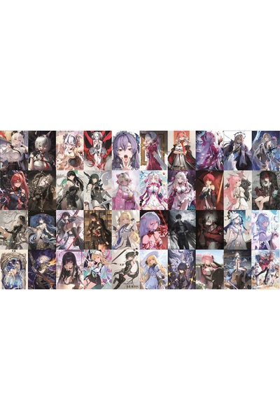 nihonwosekai Wuthering Waves WuWa Anime Poster Seti 40 Adet A6 Boy