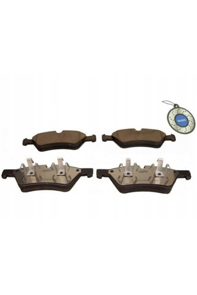 QUARO Set de 4 plăcuțe de frână, QUARO, pentru MERCEDES FRONT W164 ML/X164