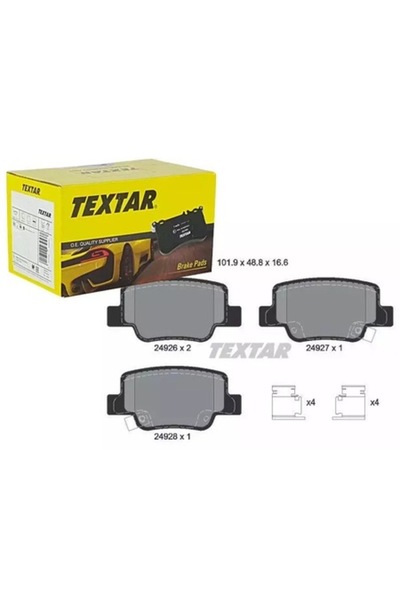 TEXTAR Set Placute Frana Frana Disc Toyota Verso 2009-2018