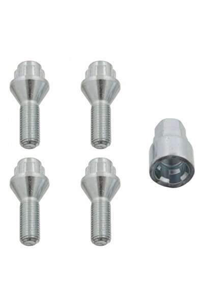 FEBI BILSTEIN Set de 4 șuruburi de roată antifurt 27049, Febi Bilstein, argintii