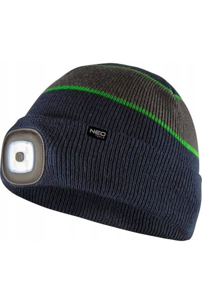 NEO Căciulă cu lampă Cap, Albastru, Gri, Verde, LED,