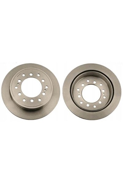 TRW Set de 2 discuri de frână, TRW, DF4484, gri