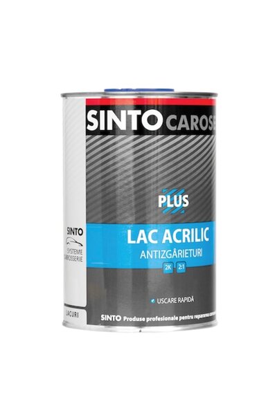 SINTO Ακρυλική Λάκα SINTO, Plusms Ανθεκτική στις Γρατσουνιές, 1 λίτρο + Σκληρ...